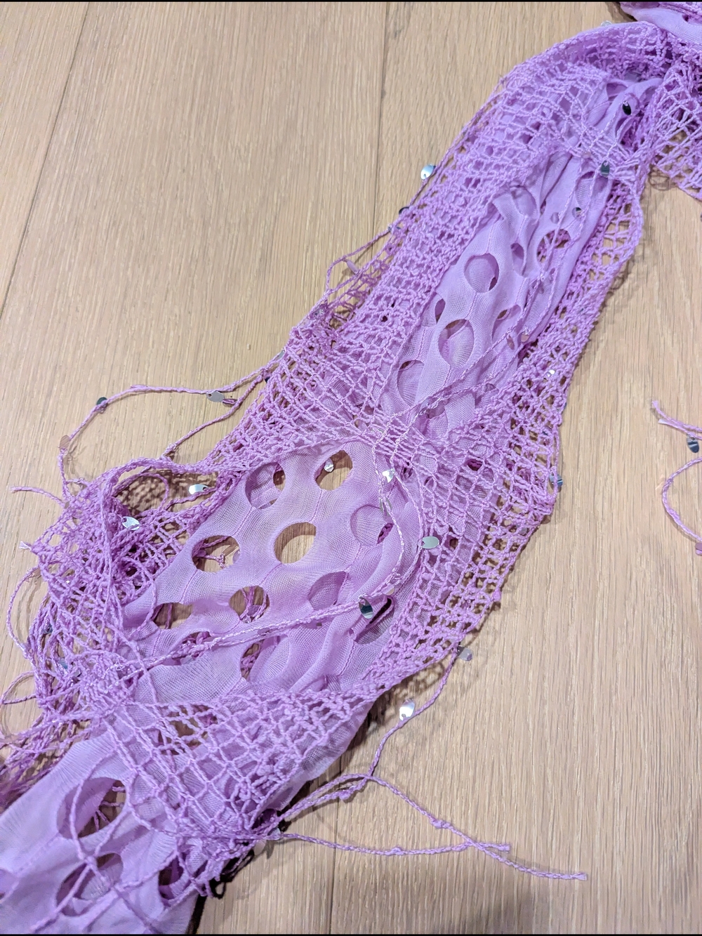 Y2K Lavender Women's Scarf - Picture 3 of 5